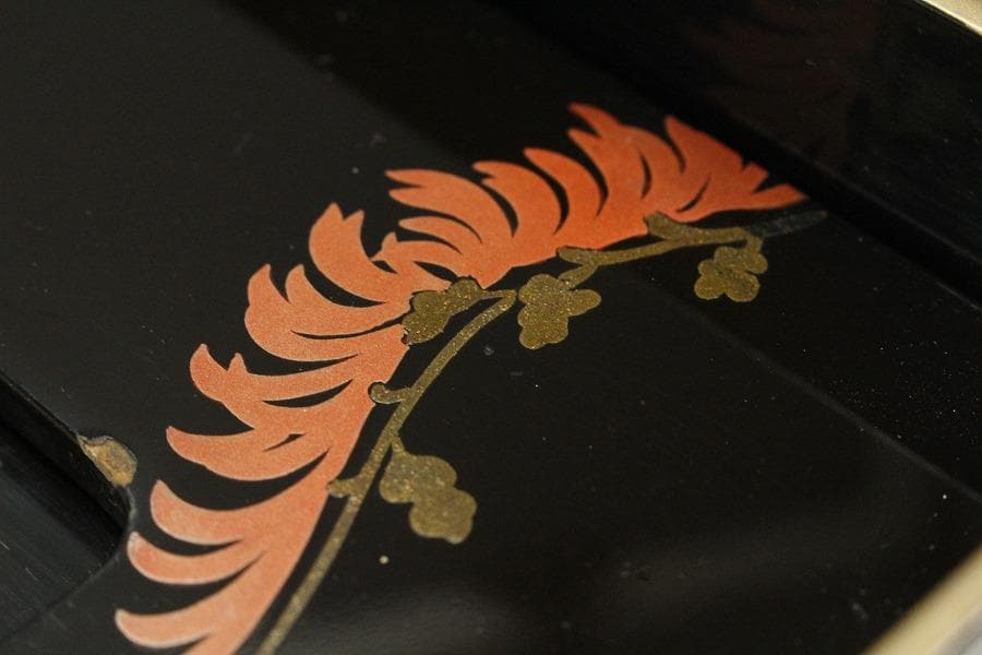 桐蒔絵 硯箱 共箱(K-YC506)