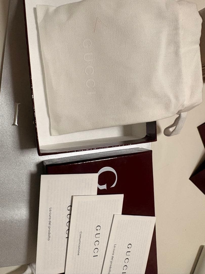 GUCCI ダブルGバイカラースモールウォレット