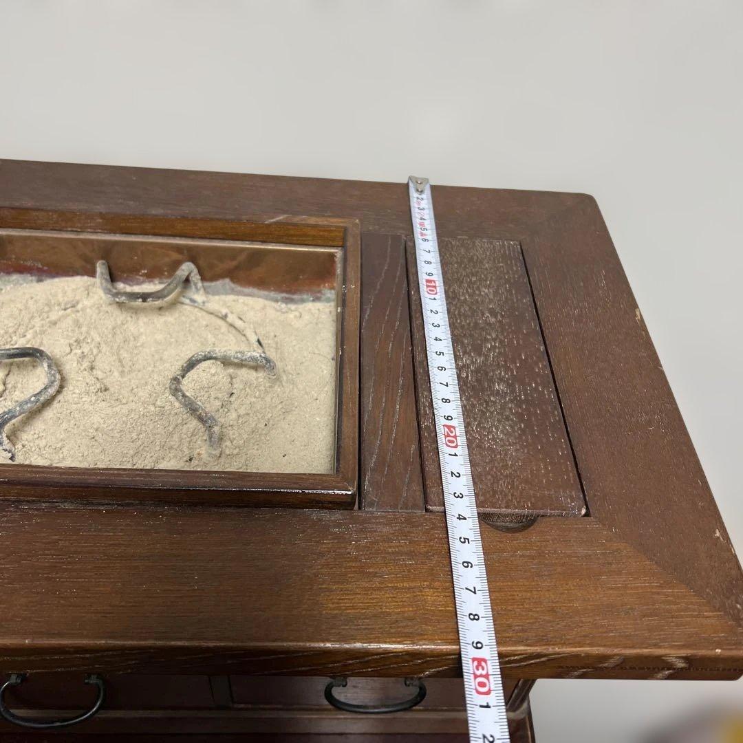 木製火鉢 引き出し付き