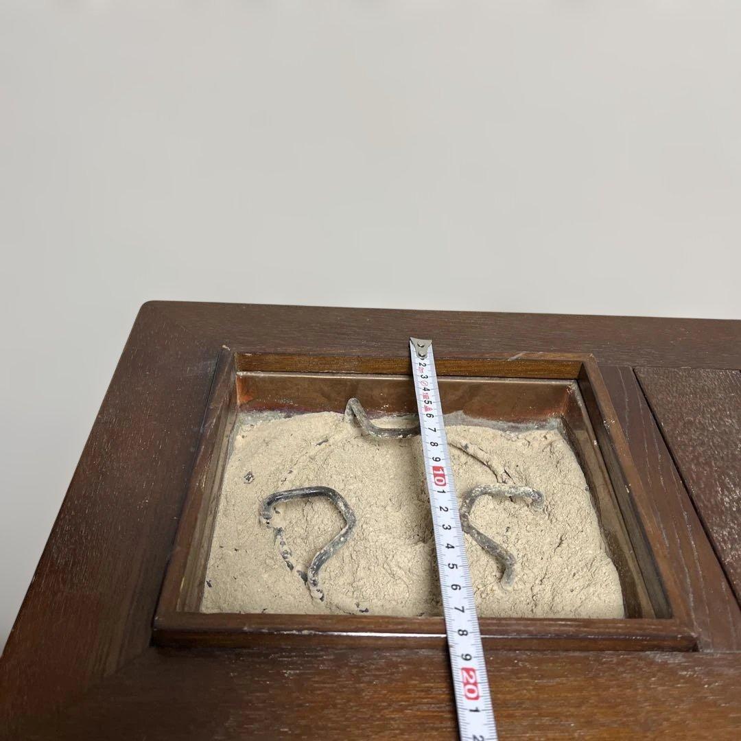 木製火鉢 引き出し付き