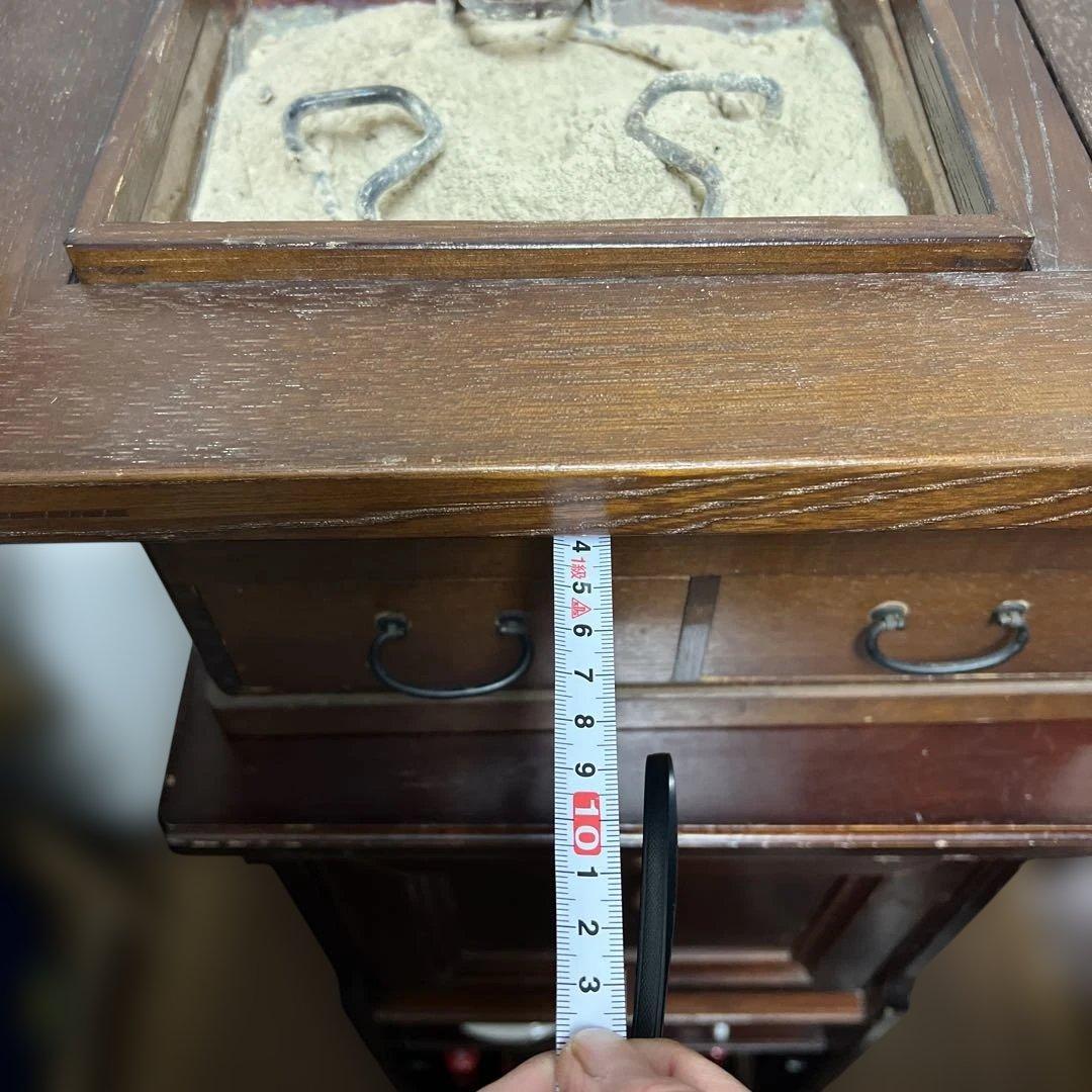 木製火鉢 引き出し付き