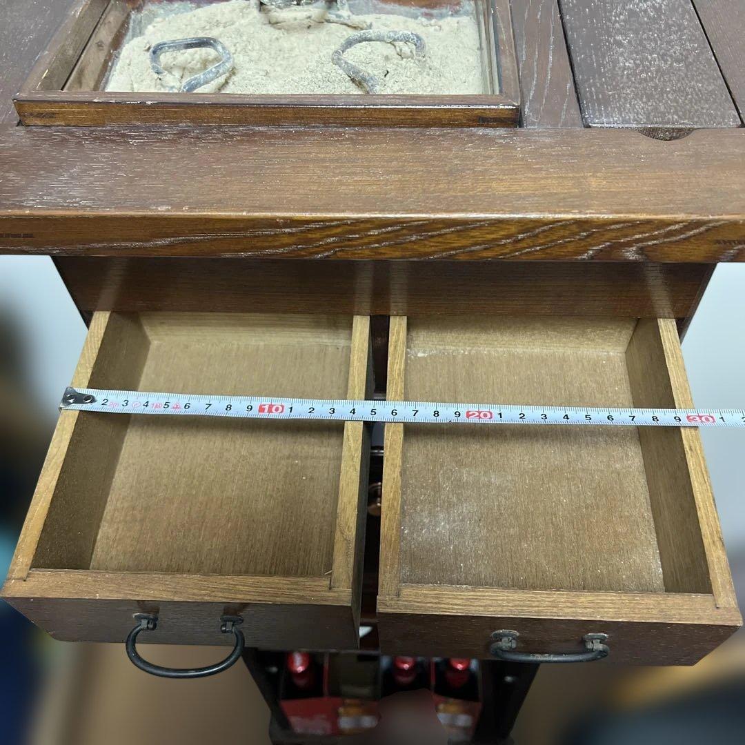 木製火鉢 引き出し付き