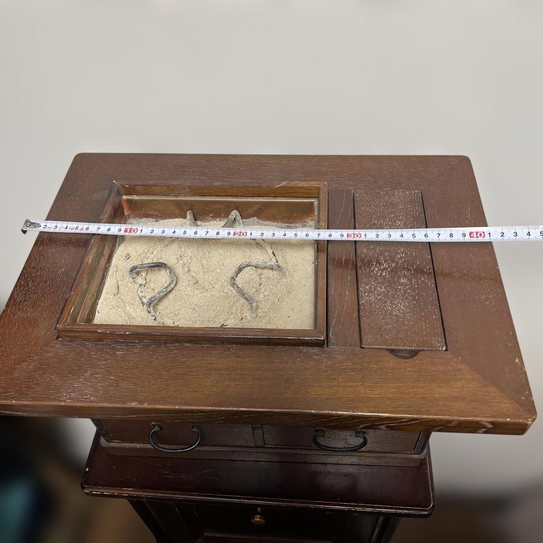 木製火鉢 引き出し付き