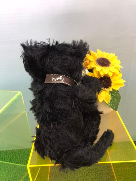 国内作家様の可愛い黒猫ゃんテディ5ジョイント　アンティーク品