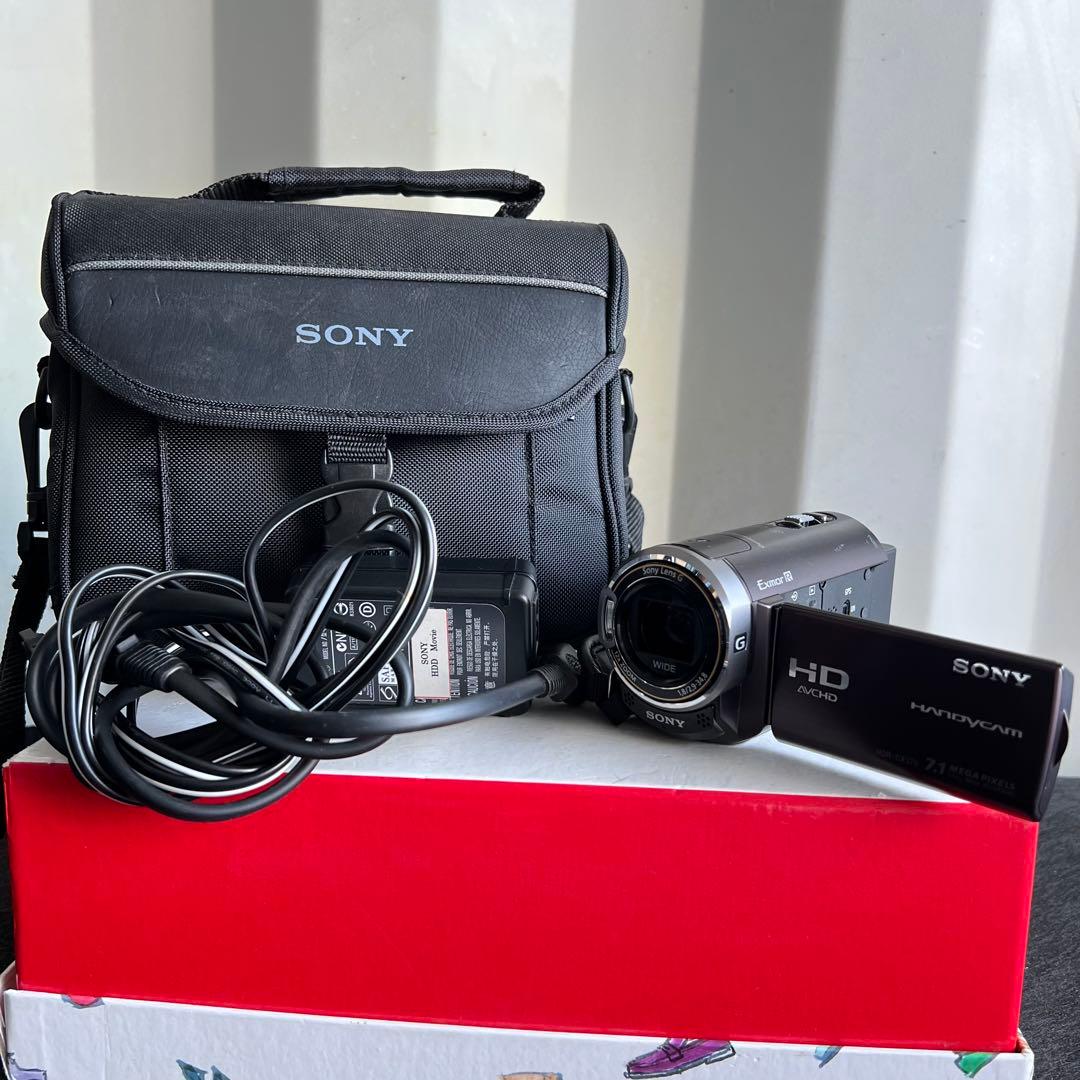 A56美品✨　SONY HDR-CX370V ビデオカメラ ハンディ