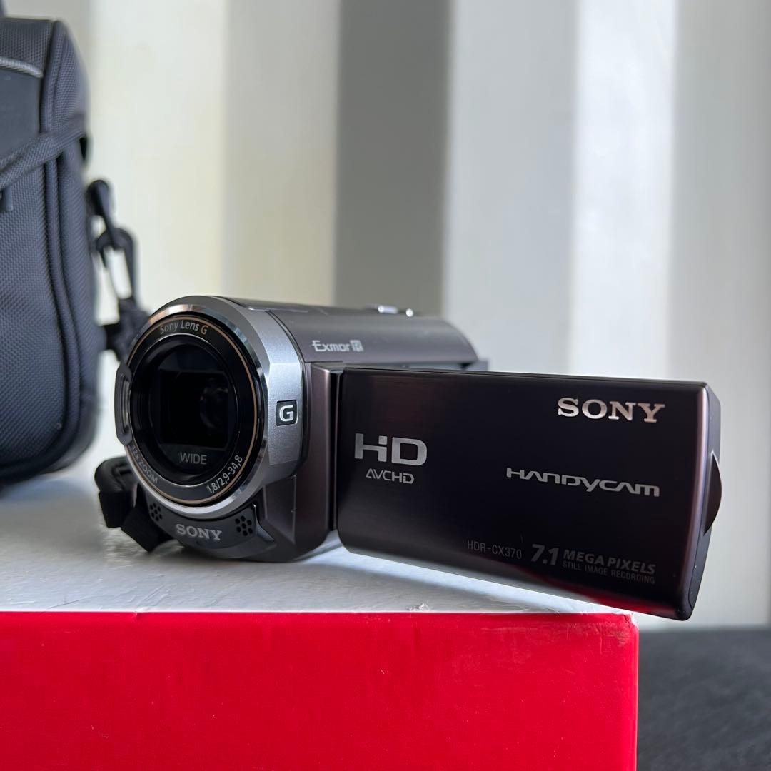 A56美品✨　SONY HDR-CX370V ビデオカメラ ハンディ