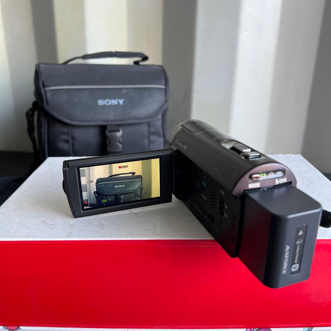 A56美品✨　SONY HDR-CX370V ビデオカメラ ハンディ