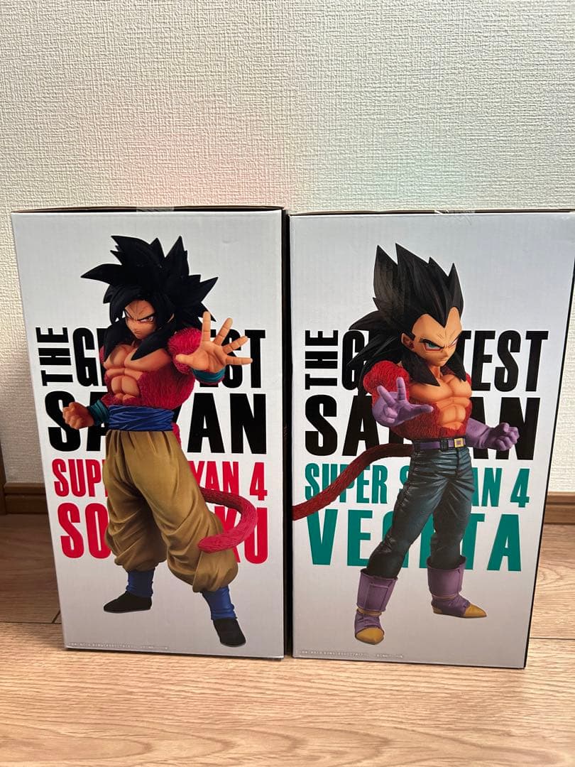 バンダイ MASTERISE 超サイヤ人4 孫悟空 ベジータ