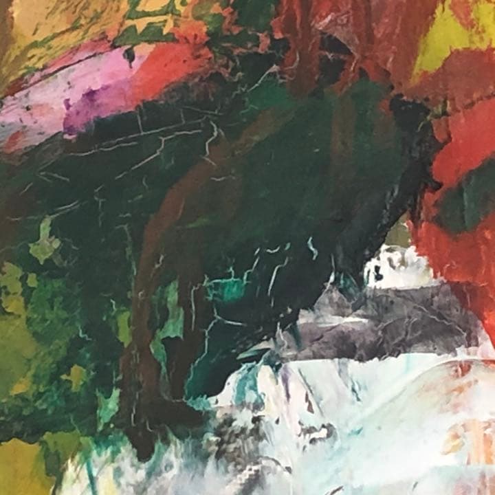 吉岡耕二　花　油絵 F10号　サロン ドートンヌ正会員　大阪出身　百貨店取扱