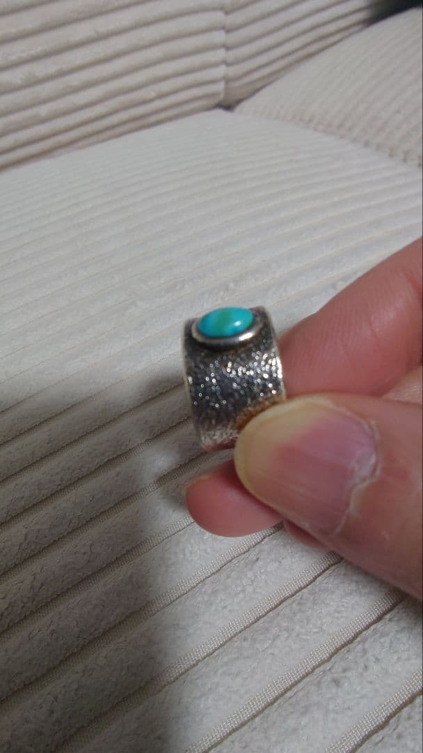 ダリルビゲイ　ターコイズリング　トゥファスキャスト