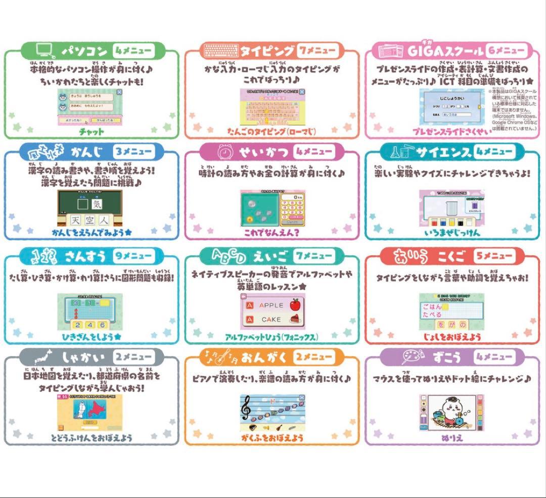 【新品】【未開封】ちいかわラーニングパソコン + 専用ACアダプター バンダイ