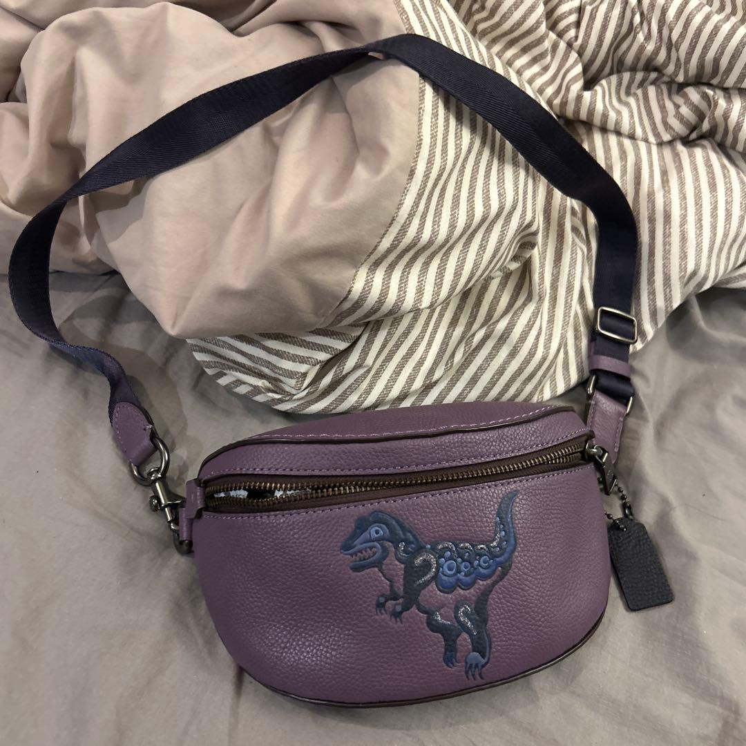 COACH コーチ レキシー 恐竜 ショルダー ウェスト レザー