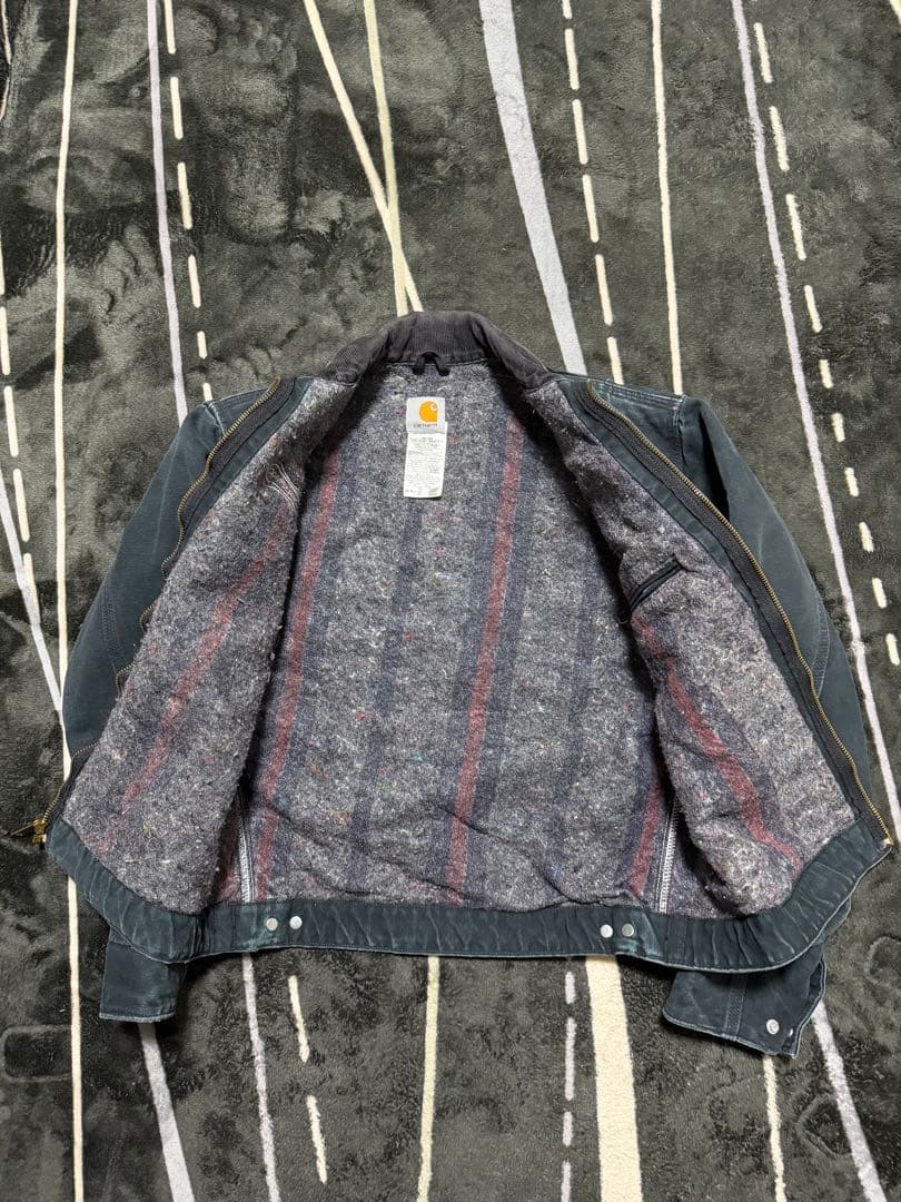 ‼️フェード カーハート デトロイトジャケット J01 BLK レアサイズ