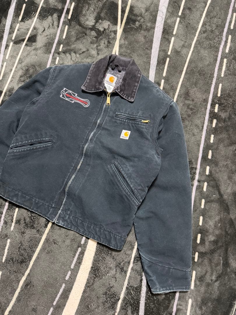 ‼️フェード カーハート デトロイトジャケット J01 BLK レアサイズ