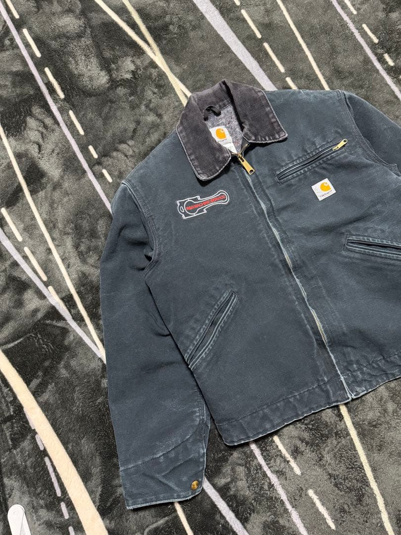 ‼️フェード カーハート デトロイトジャケット J01 BLK レアサイズ