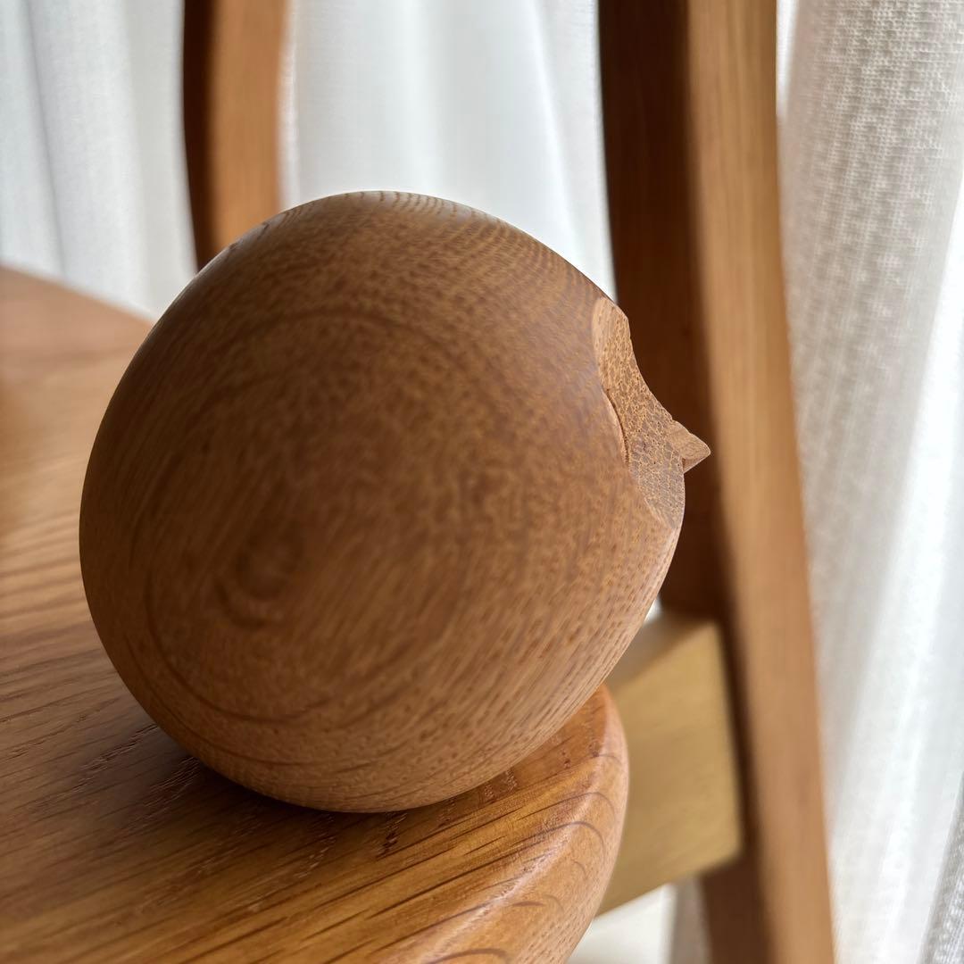 希少　HISA-CRAFT 旭川　木製　オブジェ フクロウ　ヒサクラフト