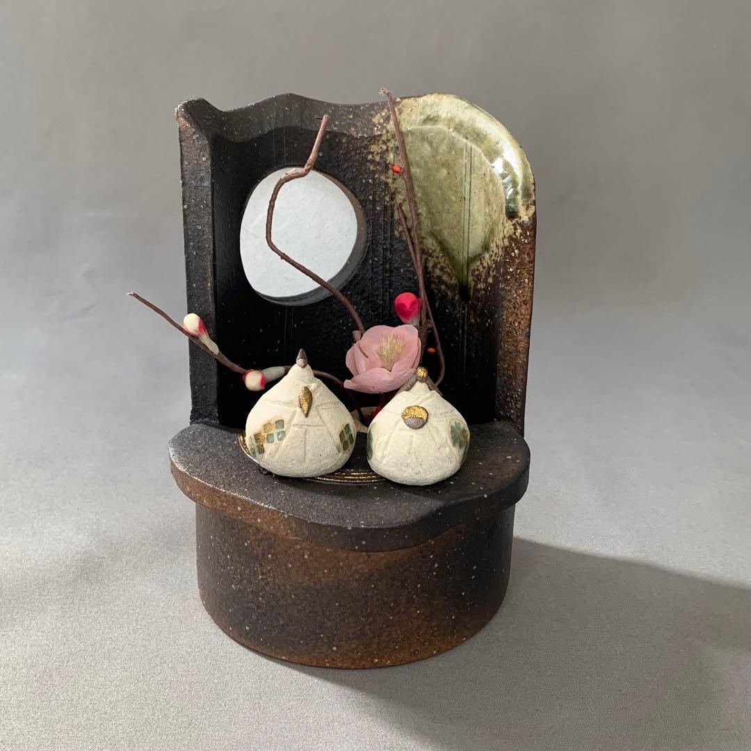 【未使用】明山窯　雛人形　ひな祭り 朧月夜