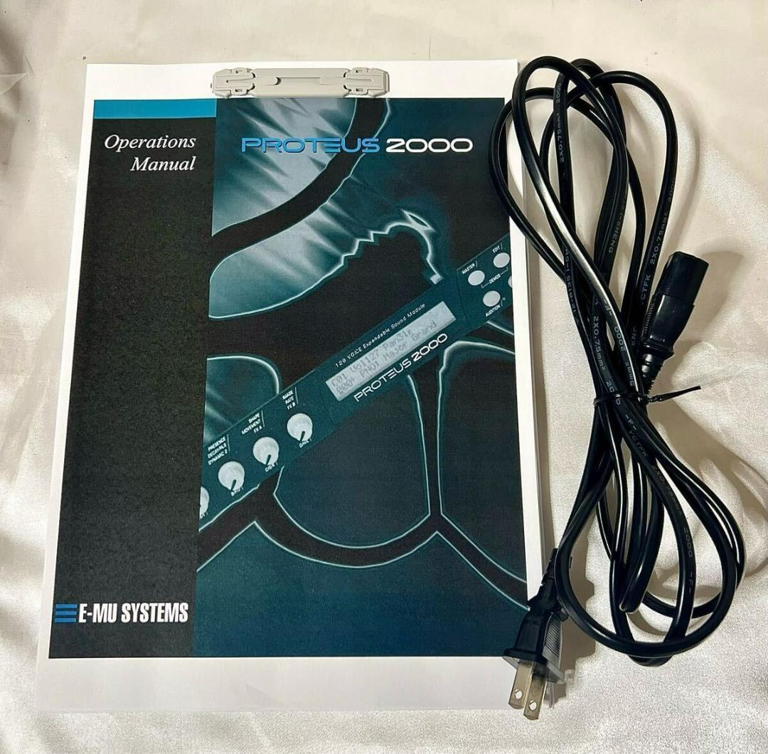 E-MU PROTEUS 2000 Ver 2.26 英文マニュアル付属