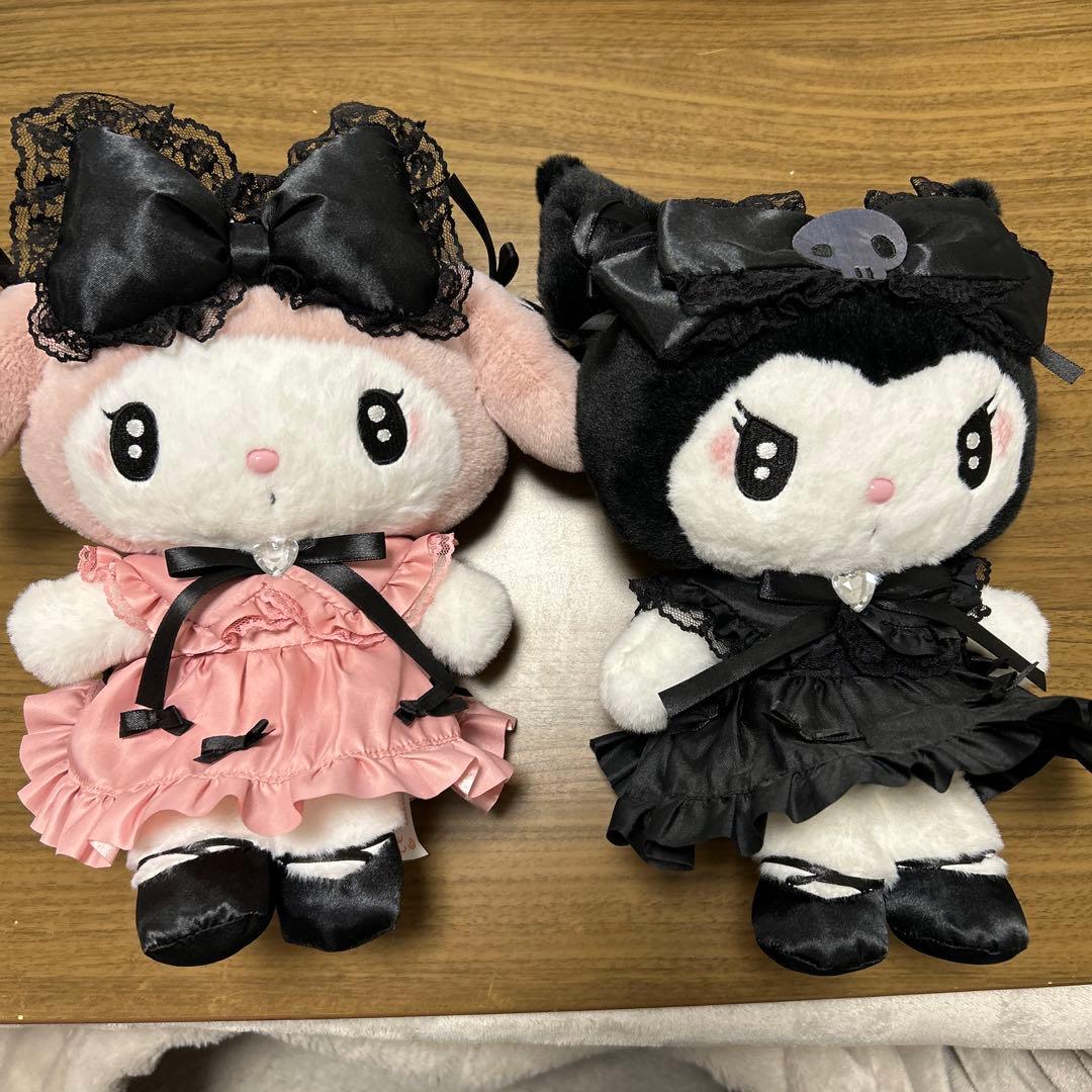 真夜中のメロクロ 第一弾 マイメロディ クロミ ぬいぐるみ