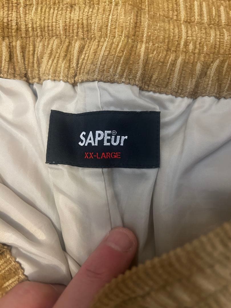 SAPEuR コーデュロイジャケット・パンツセット XX-LARGE
