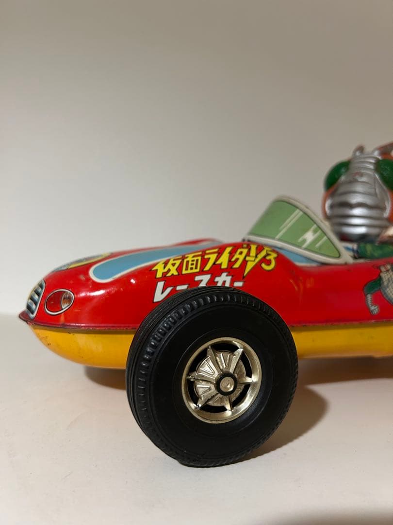 【全長30cmデカい】　仮面ライダーV3 ソフビ　ブリキ　当時物　昭和　増田屋