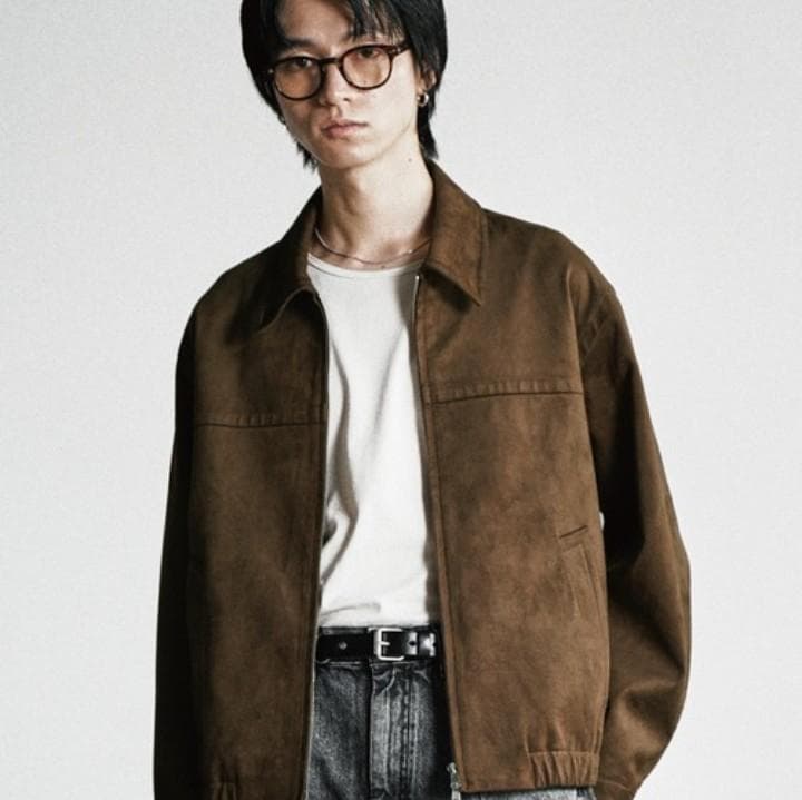 wym lidnm FAUX SUEDE ZIP BLOUSON 【Msize】