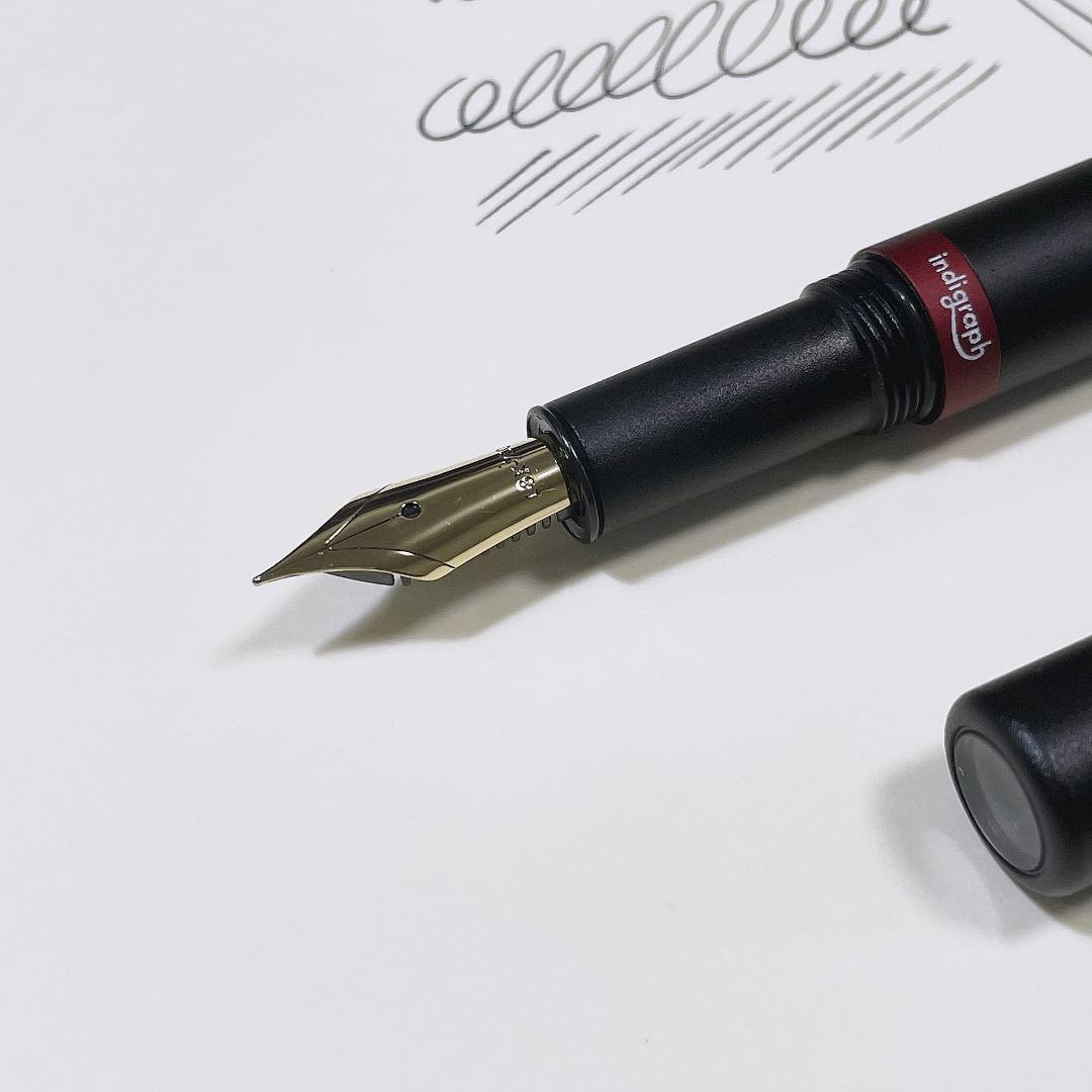 IndiGraph インディグラフ 万年筆 18K 750 EF [スペイン製]