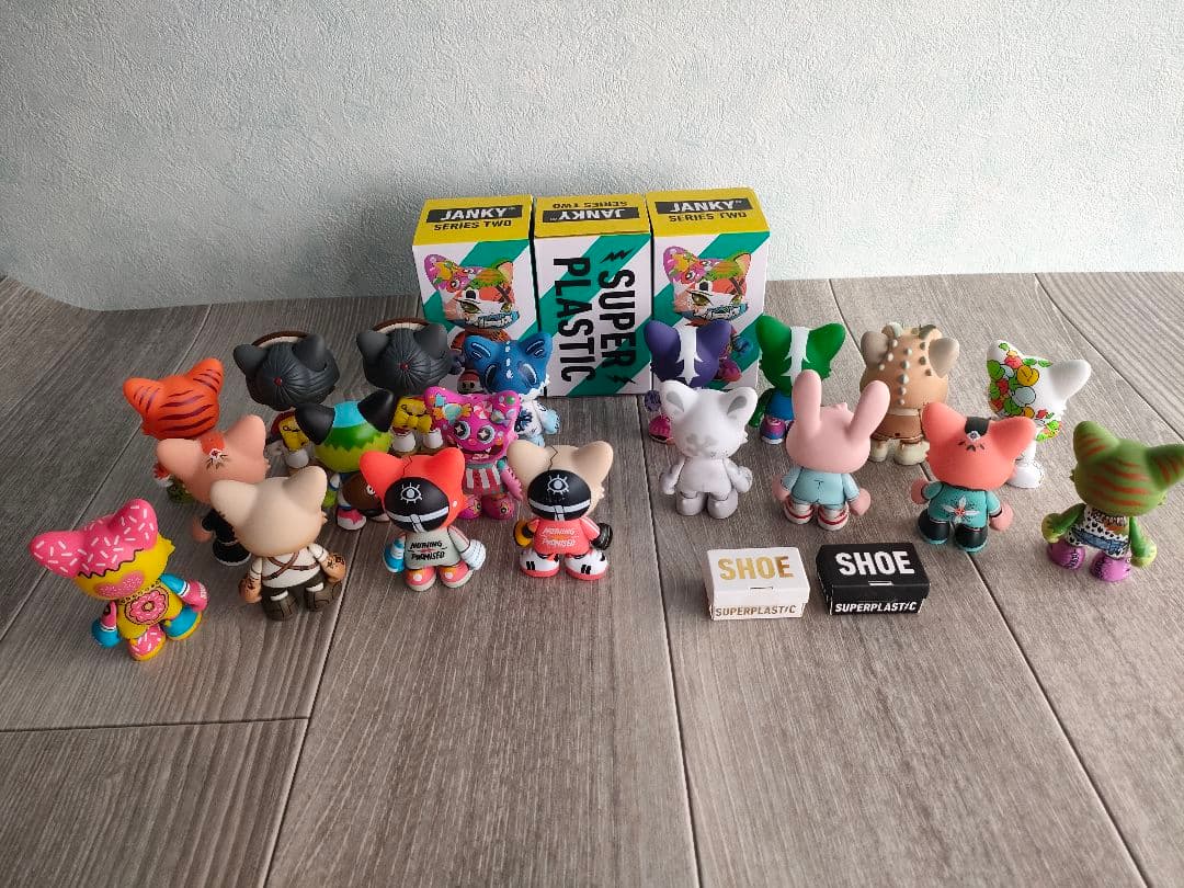 SUPEREPLASTIC Janky シリーズ2 　19種セット＋おまけ3個