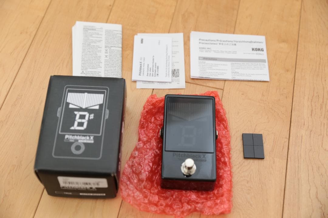 【ほぼ新品】KORG ペダルチューナー Pitchblack X ULTRA