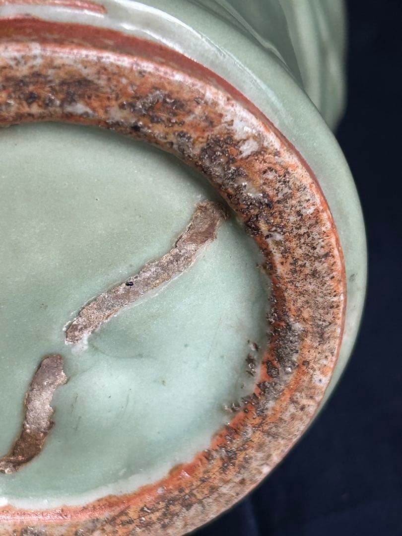 ○ 龍泉窯　時代物　青磁　中国美術　唐物