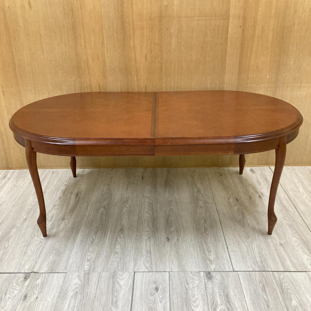 【マルニ】伸長式　ダイニングテーブル　エクステンション　大型180-238cm