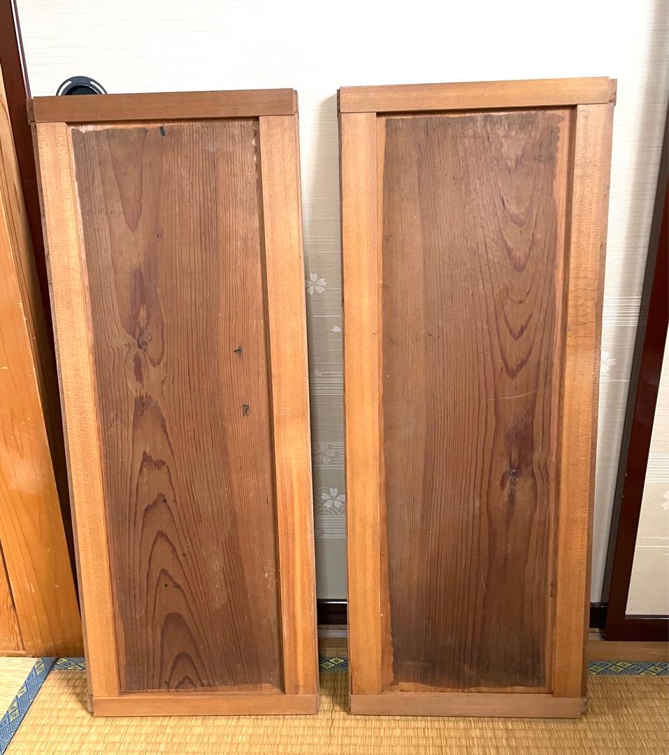 詳細不明 最高級 扉 戸 木材 希少 彫刻 古民具 アンティーク 明治 江戸