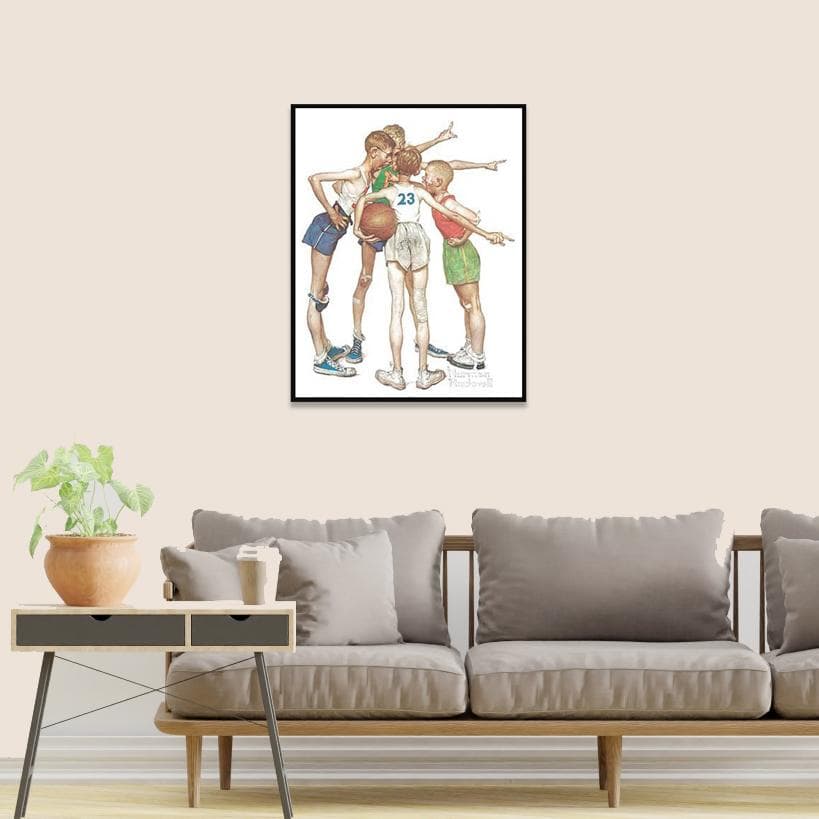 額装品/Oh、 Yeah/ノーマン ロックウェル/アート/ポスター/インテリア