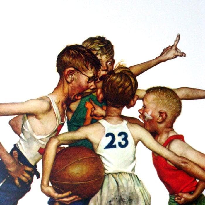 額装品/Oh、 Yeah/ノーマン ロックウェル/アート/ポスター/インテリア