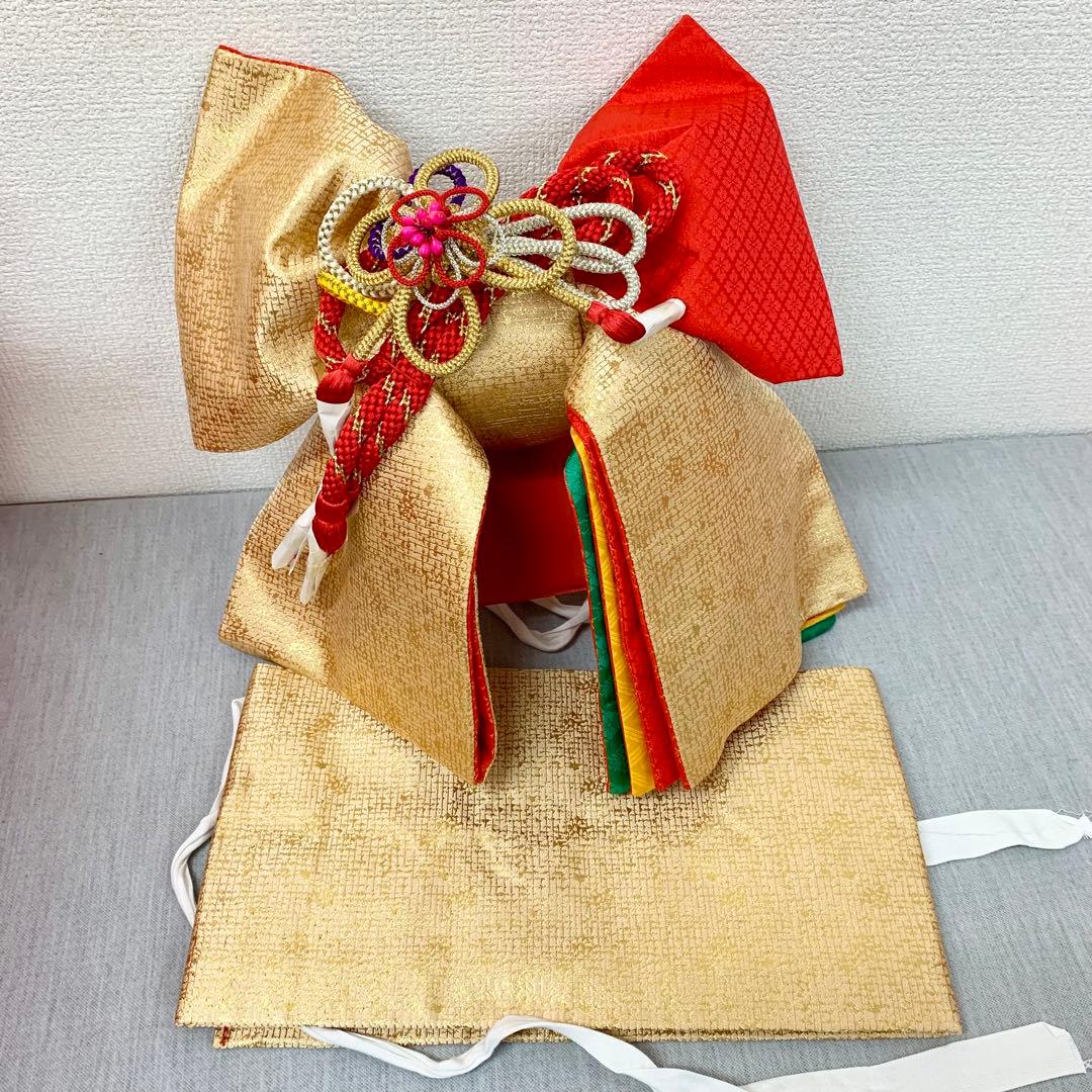 七五三 7歳 和装小物セット 作り帯 帯締め しごき 草履 バッグ ハコセコ