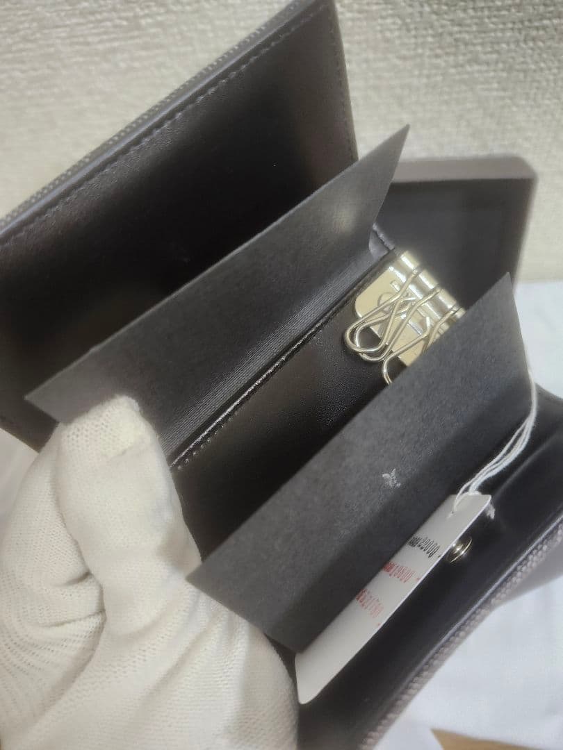 【未使用】BVLGARI　ブルガリ　ロゴマニア　キーケース　ブラック