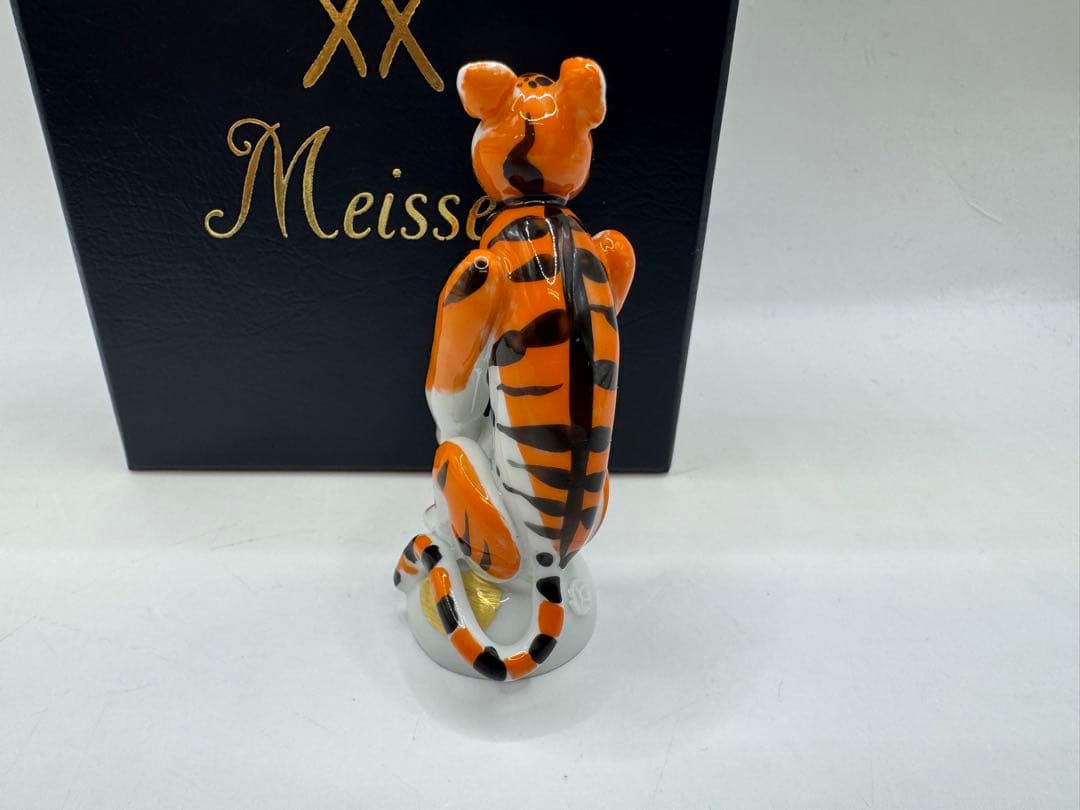 極美品 Meissen マイセン 干支シリーズ　フィギュリン 虎　トラ　寅