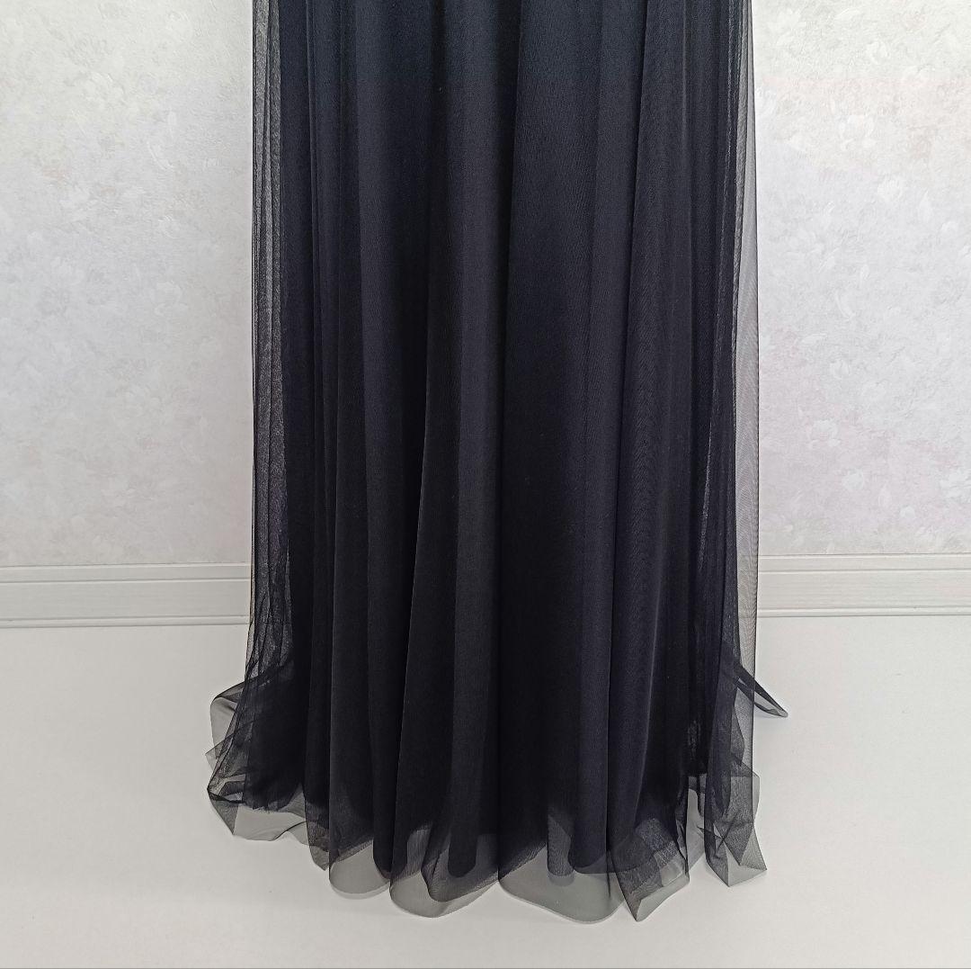 【未使用】アールズガウン ロングドレス＆ボレロ マザーズドレス 結婚式 黒 XL