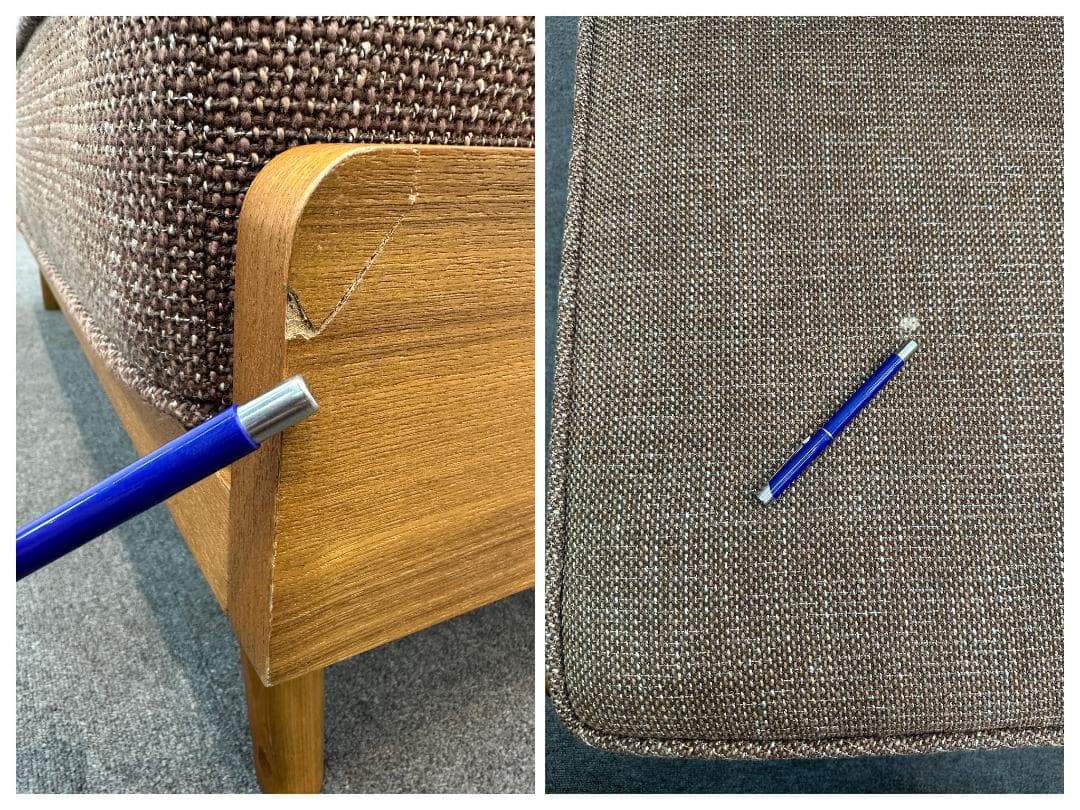 人気アイテム■ウニコ■アルベロ　2Pソファ＋オットマン　北欧ヴィンテージスタイル