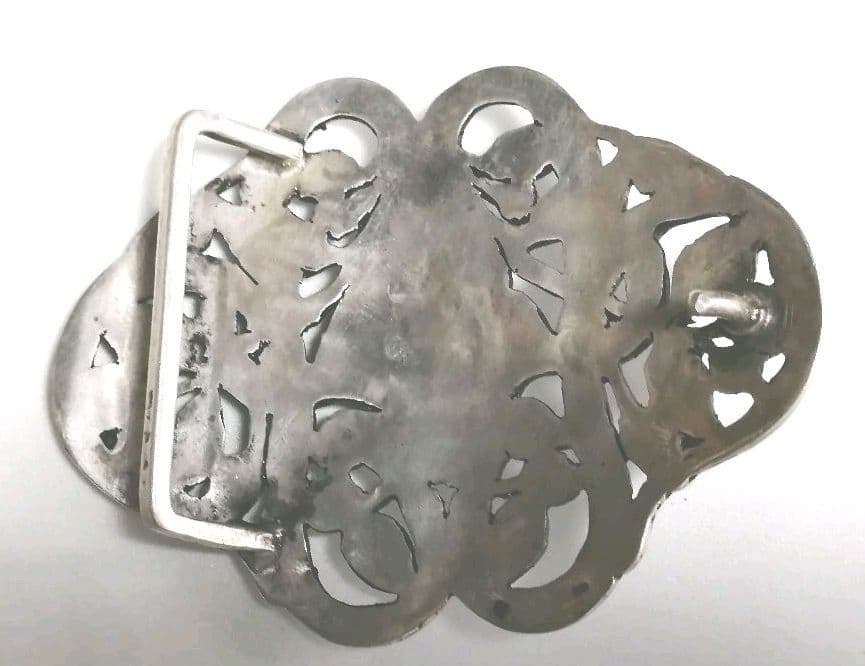 シルバー バックル ターコイズ ハンドメイド