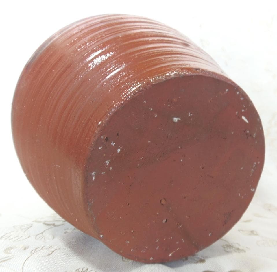 備前焼 古備前 三耳茶壺 花瓶 骨董 花器 フラワーベース 和風 置物