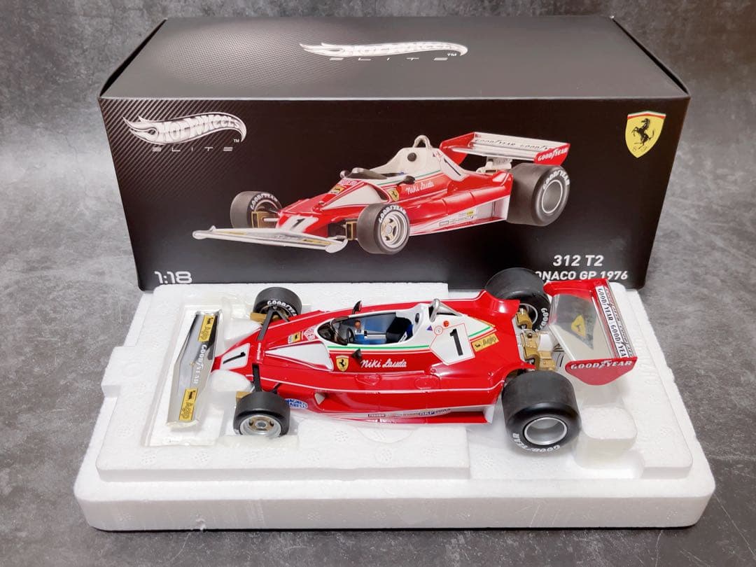 1/18 Mattel Elite フェラーリ 312T2 N.ラウダ