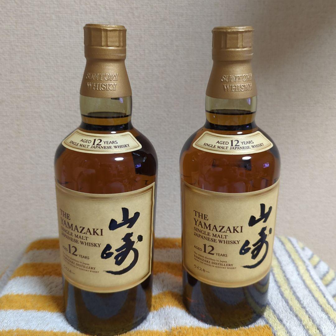 18時まで山﨑12年700ml2本セット箱無し