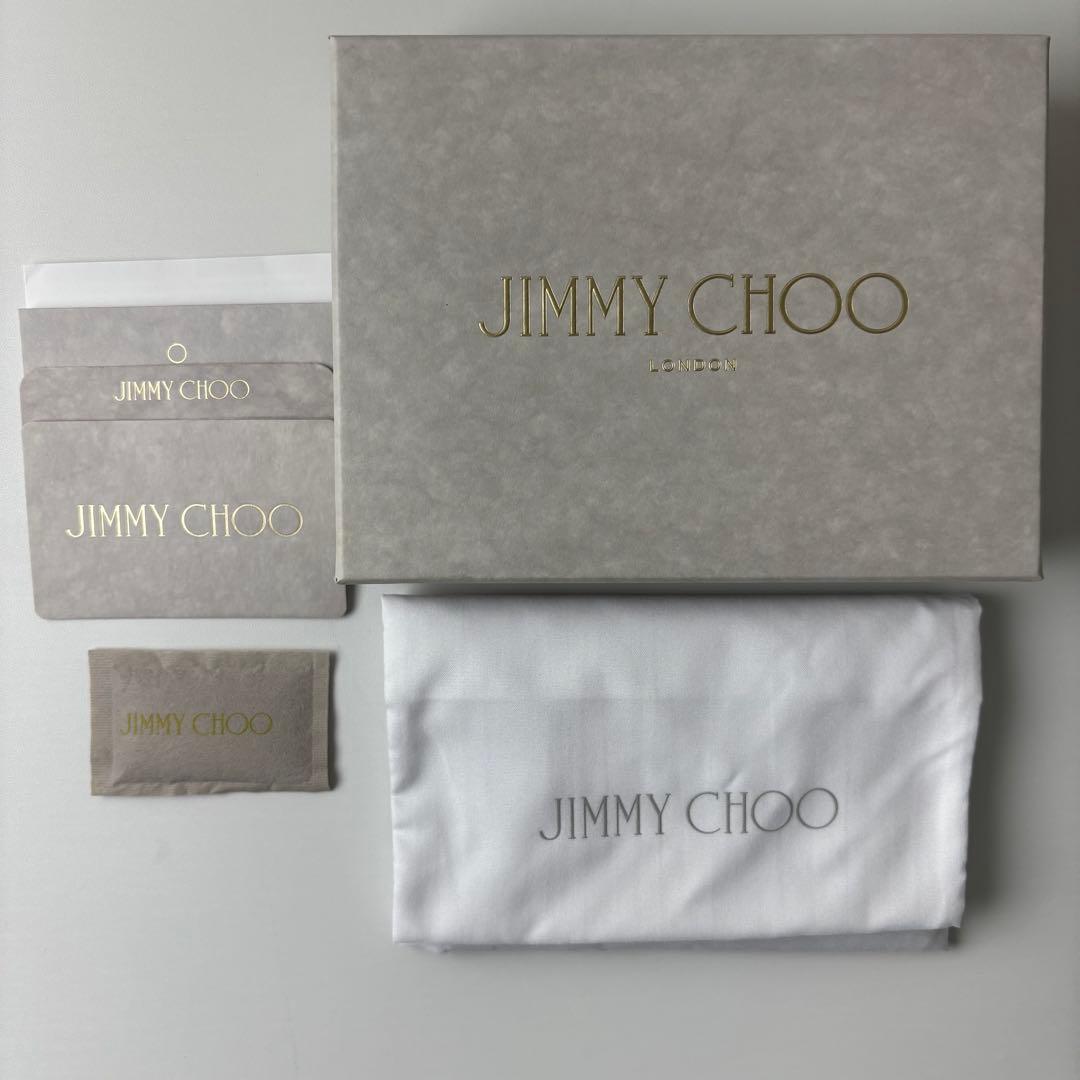 新品 JIMMY CHOO カード ケース  フラグメント ブラック 黒