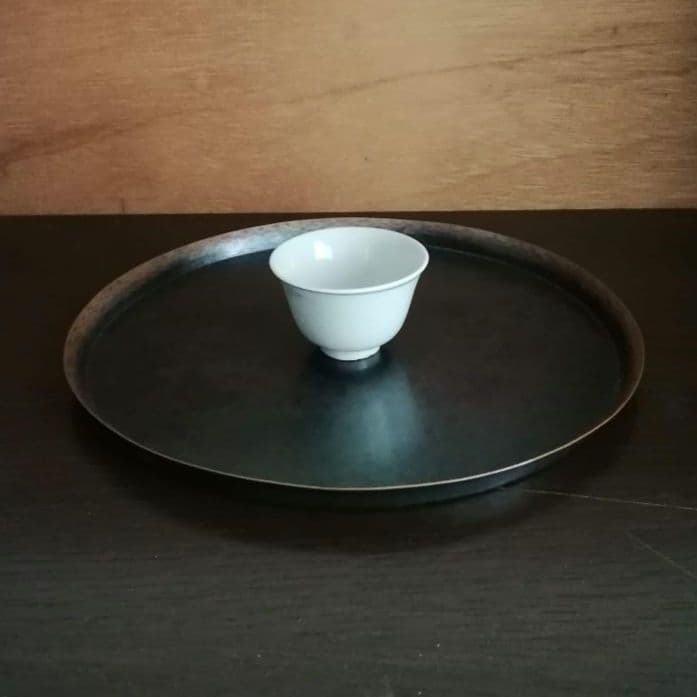 玉川堂　鎚起銅器　お盆　トレー　和骨董　アンティーク