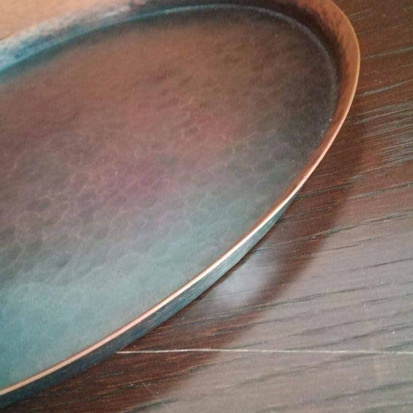 玉川堂　鎚起銅器　お盆　トレー　和骨董　アンティーク