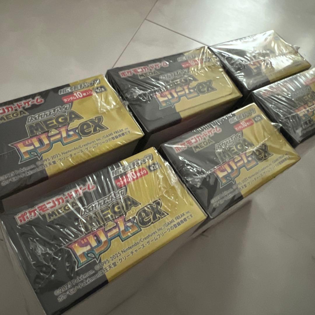 ポケモンカード　MEGA ドリームex シュリンク付き6BOX