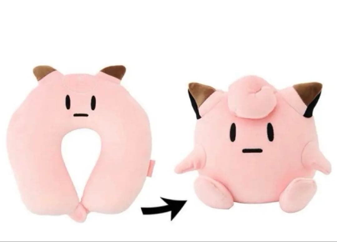 ポケモンセンター　 ネックピロー　ピッピにんぎょう ネックピロー