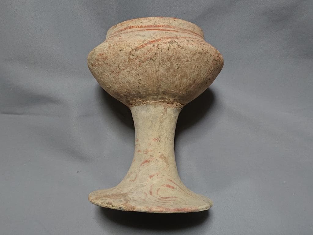 コレクター収集　タイ古陶加彩　バンチェン土器 壺