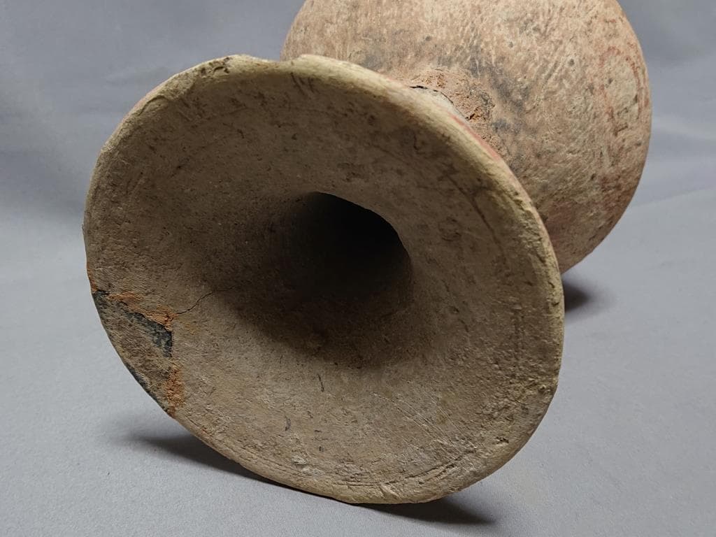 コレクター収集　タイ古陶加彩　バンチェン土器 壺